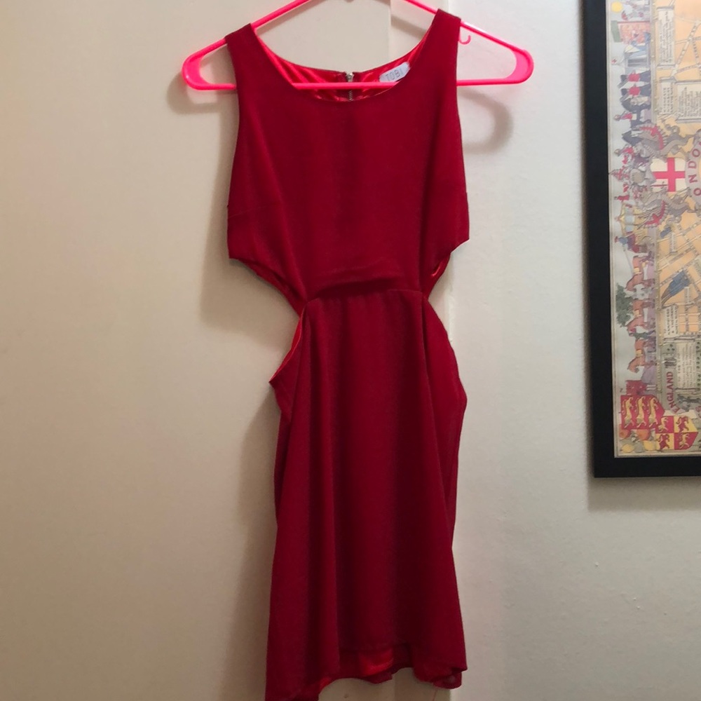 MOVING SALE Tobi Red Cut Out Dress